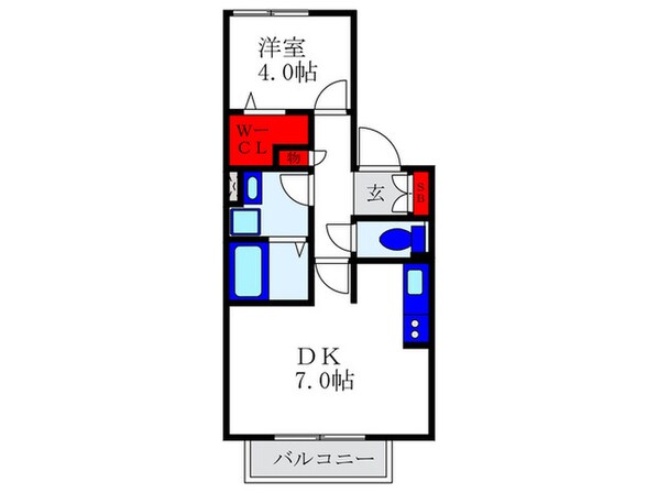 長興寺コ－ポの物件間取画像